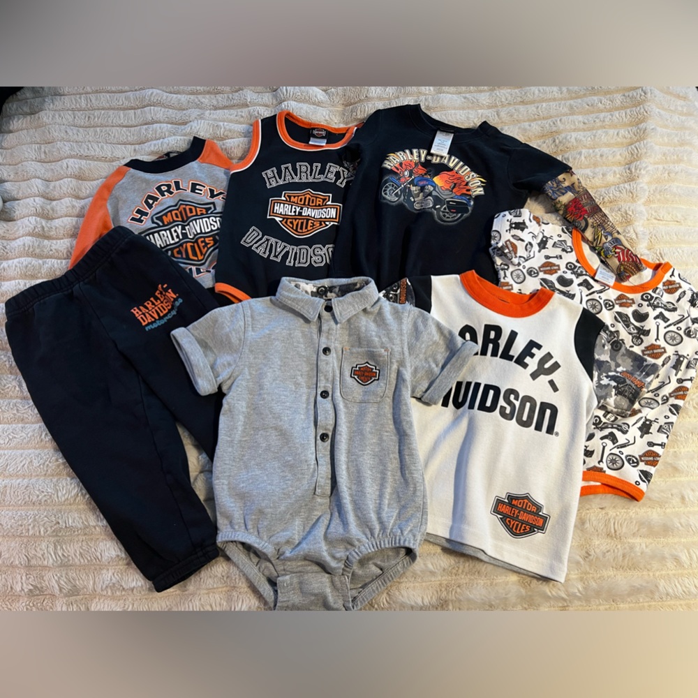 Authentic Harley Davidson Toddler Lot